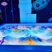 Table de sable numérique multisensorielle à projection nouvelle technologie, bac à sable portable pour les écoles