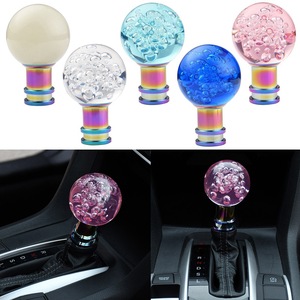 Pommeau de levier de vitesse en acrylique transparent, forme bulle, ergonomique, universel, pour modification de voiture manuelle - Product Image 1