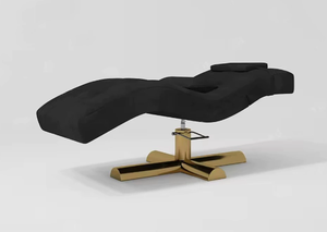 Nouveau lit de beauté, lit de massage spa exclusivement destiné aux instituts de beauté, lit en forme de S pour le modelage des ongles et des cils. Tête réglable - Product Image 6