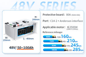Paket Baterai Lithium LiFePo4 60V85Ah Pintar dengan BMS untuk Becak dan Kendaraan Sepeda Motor Roda Tiga - Product Image 6