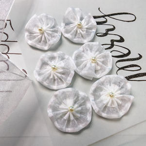 โบว์ผ้าซาตินขนาดเล็กที่ทำไว้ล่วงหน้าริบบิ้นสต็อกขนาดใหญ่สำหรับชุดสูทโบว์ผูกทำจากไนลอนสำหรับเสื้อผ้าและชุดชั้นใน - Product Image 3