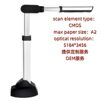 Scanner de livres automatique ELOAM S1800A2 commercial avec capteur CMOS 16MP, lecteur OCR, interface USB, numérisation en 1 seconde, SDK inclus, en stock