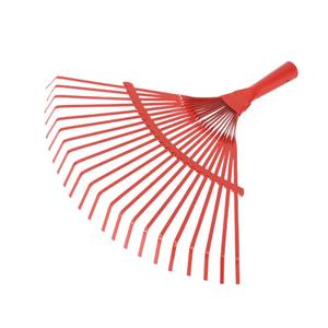 คราดใบไม้เหล็กสีเขียวพร้อมซี่ลวดสำหรับใบไม้ร่วงและหญ้าที่เหี่ยวเฉา เครื่องมือทำสวน 27 - Product Image 5