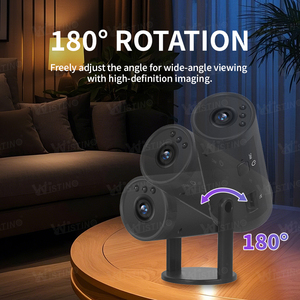 Telecamera di Sicurezza WiFi Wistino 1080P HD Nera con Rilevamento Movimento, Allarme e Visione Notturna per Interni - Product Image 5