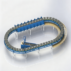 Système de tri à courroies croisées étroites pour trieurs de colis en entrepôt et centres de distribution, tri de livraisons de petits colis - Product Image 6