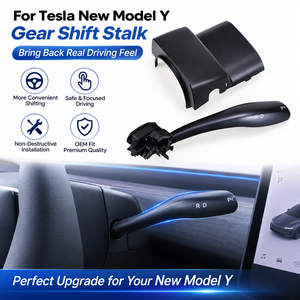 Levier <span class=keywords><strong>de</strong></span> commande <span class=keywords><strong>de</strong></span> vitesses pour <span class=keywords><strong>Tesla</strong></span> New Model Y Juniper 2025 2026, sélecteur <span class=keywords><strong>de</strong></span> <span class=keywords><strong>vitesse</strong></span> <span class=keywords><strong>de</strong></span> colonne <span class=keywords><strong>de</strong></span> direction, remplacement style OEM - Product Image 1