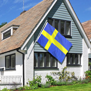 Bandera de Suecia de poliéster, impresión digital de 3x5 pies, 90x150 cm, sverige - Product Image 6