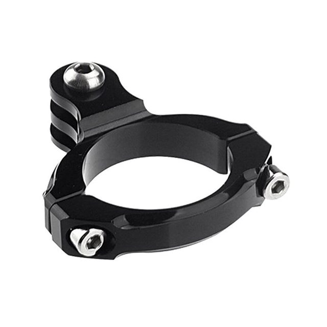 KAMPHO Motorcycle Handlebar Clip Holder Bike Seatpost Clamp Aluminum Mount for Gopro Hero 11 10 9 8 DJI Action 2