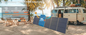 300W/600W <b>Portable</b> Foldable <b>Solar</b> <b>Panel</b> 25% High Efficiency <b>Solar</b> Charger with Kickstands Compatible with Power Station Camping - Product Image 3