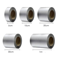 Bande d'étanchéité autocollante en caoutchouc butyle pour toitures et véranda, pour l'étanchéité des joints entre verre et alliage d'aluminium
