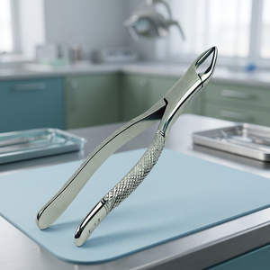 Instruments chirurgicaux dentaires manuels en acier inoxydable, forceps d'extraction des premiers molaires supérieurs et inférieurs, dentiste - Product Image 1