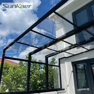 <span class=keywords><strong>Vidrio</strong></span> de policarbonato moderno personalizado Verand Sunroom Recinto de invernadero retráctil al aire libre <span class=keywords><strong>para</strong></span> hoteles Espacios techados <span class=keywords><strong>para</strong></span> - Product Image 5