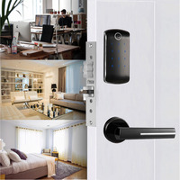 Cerradura Inteligente de Acero Inoxidable para Puerta Interior, Fácil Instalación, con APP TT Lock y Contraseña