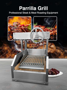 Madera de carbón 304 Acero inoxidable Altura ajustable 80mm-470mm Bistec Barbacoa Parrilla Santa María Argentina Parrilla Argemtina Grill - Product Image 6