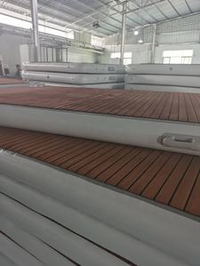 Tapis de quai gonflable pour jet <span class=keywords><strong>ski</strong></span>, plateforme flottante gonflable de loisirs, île flottante pour bateau d'eau pour la natation et la pêche - Product Image 4