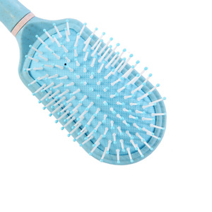 Paddle Hair <b>Brush</b> Oval Plastic Cushion <b>Brush</b> For Smooth Hair Home Use Pink Yellow Blue Purple - Product Image 3