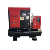 Compresseur d'air à vis combiné 4-en-1 pour découpe laser 7,5 kW/11 kW 8 bars, écoénergétique, portable, haute performance
