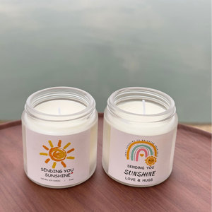 Venta al por mayor personalizado divertido estrés esmerilado perfumado alivio de soja novedad vela para papá regalos de cumpleaños mujeres hermana mamá novio - Product Image 4
