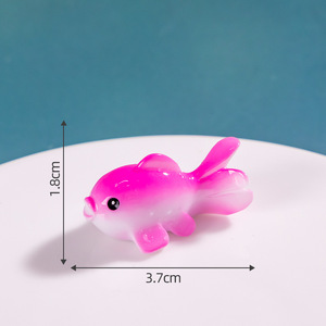 Decoraciones Creativas para Acuarios en Miniatura: <span class=keywords><strong>Peces</strong></span> Dorados y Carpas Artificiales, Accesorios para Acuarios DIY, Adornos que Brillan en la Oscuridad - Product Image 5