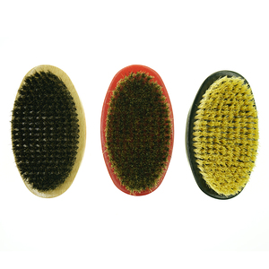 Spazzola per <span class=keywords><strong>barba</strong></span> e baffi ZOSO da uomo, nuovo stile, setole morbide, manico curvo in legno, ZS-BB-048 - Product Image 3