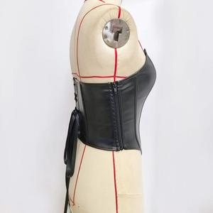 Corsetto in stile gotico con cerniera a spina di pesce, vita dimagrante e Top modellante il corpo con sigillo in vita - Product Image 6