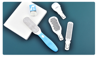Râpe électrique professionnelle pour pieds, anti-callosités, logo personnalisé, portable, en acier inoxydable et plastique, pour pédicure