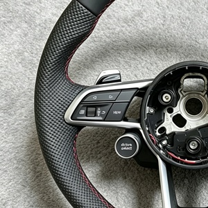 Volant de voiture pour <span class=keywords><strong>Audi</strong></span> R8 TT A4 B9 A6 C8 S6 S7 A4 A5 A6 A7 Q3 Q5 A3 S3 S8 Q8 S1 S3 S4 S5 S6 S7 Volant sport - Product Image 2