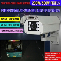 Caméras de capture de plaques d'immatriculation SZGOING CMOS 2MP/5MP, indice IP66, caméra en boîtier aluminium avec garantie 1 an pour routes, nappes franches et autoroutes