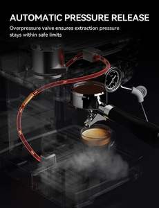 Cafetera Eléctrica Profesional 5 en 1 para Cápsulas de Café, Bomba de 19 Bares, Compatible con Múltiples Cápsulas K-Cup, con Espumador de Leche - Product Image 3