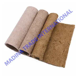 Hot Sale Hemp Grow Mat 100% Natural Exported Jute Fiber Biodegradable Seed Tray Microgreen Trays Jute Felt From Bangladesh