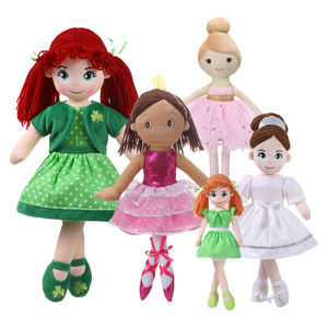 Bambole di Pezza Principessa per Bambini, Nuovo Design, Personalizzabili, Morbidi Giocattoli di Peluche, Bambola Ballerina - Product Image 1