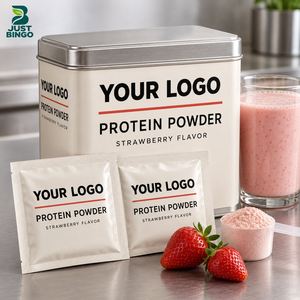 Fournisseur OEM/ODM de poudre de protéines halal en marque blanche avec développement de formules et impression d'étiquettes, provenant d'une installation certifiée HACCP - Product Image 1
