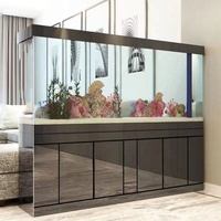 Aquarium en Verre pour Arowana 500L, sur Mesure, Vente en Gros, Haute Qualité, Blanc avec Meuble Bas
