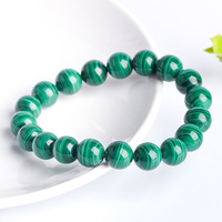 Bracelet en pierres naturelles tendance, perles de 8 mm, malachite, onyx noir, bijoux en gros, nouvelle collection, cadeau idéal