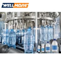 Solution pour les lignes d'eau pour les bouteilles en PET de 3 à 10 L, machine de remplissage et d'emballage automatique pour bouteilles d'eau de 3 à 10 L