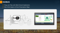 Nuevo Diseño HD812 HD818 Compatible con Isobus, Pantalla Táctil Agrícola, Navegación para Tractor, Sistema de Dirección Automática GPS para Tractor