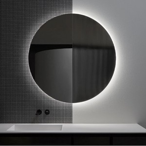 Antonio Lupi กระจกเงา108 LED, กระจกแต่งหน้ามีกรอบสว่างสำหรับตกแต่งผนังห้องน้ำ - Product Image 5