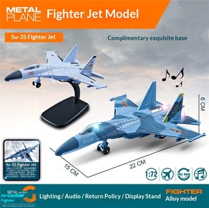 โมเดลเครื่องบินรบอัลลอยด์ขนาด 22 ซม. สเกล 1:64 รุ่น F-16 <span class=keywords><strong>Su</strong></span>-35 F-18 F35 ของเล่นควบคุมการบิน ของเล่นข้ามพรมแดน - Product Image 3