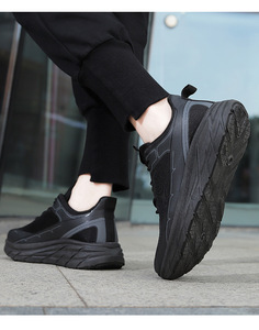 Scarpe da Uomo con Suola Spessa in PVC, Traspiranti, <span class=keywords><strong>per</strong></span> Jogging, Corsa, Palestra, Fitness e <span class=keywords><strong>Camminata</strong></span>, Stile Autunnale - Product Image 2