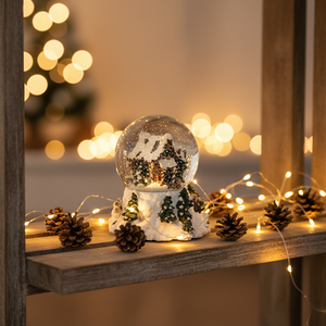 Estatua <span class=keywords><strong>de</strong></span> globo <span class=keywords><strong>de</strong></span> nieve <span class=keywords><strong>de</strong></span> resina Artificial personalizada <span class=keywords><strong>de</strong></span> primera calidad árbol <span class=keywords><strong>de</strong></span> Navidad con Base interior personalizada decoración del hogar patrón <span class=keywords><strong>de</strong></span> MODELO <span class=keywords><strong>DE</strong></span> ARTE - Product Image 4