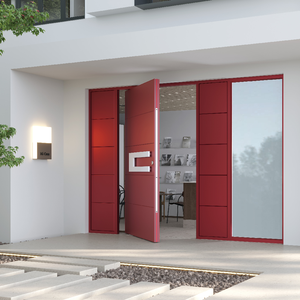 Puerta de Entrada Doble de Vidrio Templado con Sistema Inteligente de Seguridad y Luz Lateral, Fabricada en China <span class=keywords><strong>2026</strong></span> - Product Image 6