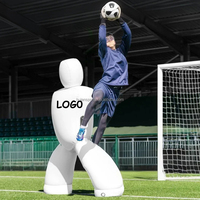 Mannequin de football gonflable pour entraînement de gardien de but, mur de tir pour coup franc, idéal pour terrain de football