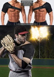 Soporte de hombro con almohadilla de presión Soporte de hombro ajustable para manguito rotador rasgado, tendinitis, dislocación - Product Image 5