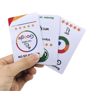 Kartu Bisnis TIKTOK Media sosial NFC, 13.56mhz 213/215/216 Ins Facebook TIKTOK kartu RFID RFID kartu ulasan Google NFC - Product Image 3