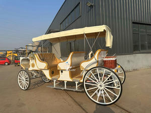 Vente en gros de calèche de mariage Cendrillon, chariot électrique, calèche royale, buggy, chariot à chevaux idéal pour le tourisme en Arabie Saoudite - Product Image 4