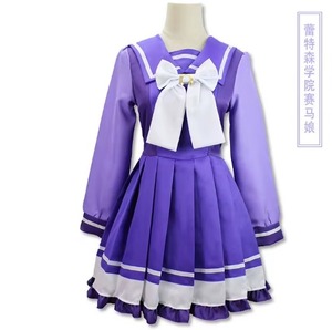 Disfraz de Cosplay de <span class=keywords><strong>Anime</strong></span> Uma Musume Pretty Derby, Uniforme Escolar de Toukai Teiou, Disfraz de Cosplay de Golden Ship Special Week, Vestido de Marinero Lolita - Product Image 3