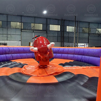Tour de citrouille mécanique de rodéo parc d'attractions extérieur location commerciale jeux activité jeu gonflable équitation mécanique de taureau