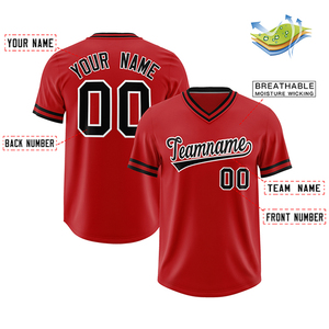 Camiseta de béisbol con logotipo de equipo personalizado y número impreso, jersey en blanco al por mayor, <span class=keywords><strong>camisetas</strong></span> de béisbol con bordado retro y cuello en V para <span class=keywords><strong>hombre</strong></span> - Product Image 2