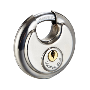 USA Waterproof Self Storage Door Stainless Steel Chrome-Plated Disc Lock 70mm Uncuttable Ball Bearing Locking - Product Image 3