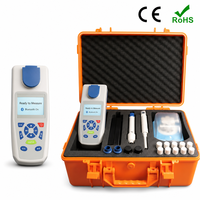 Testeur d'eau numérique portable TR 900, instrument d'analyse de l'eau professionnel avec synchronisation cloud IoT Bluetooth et étui orange